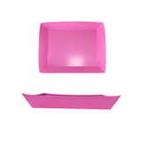 BANDEJA RECTANGULAR ROSADA X2